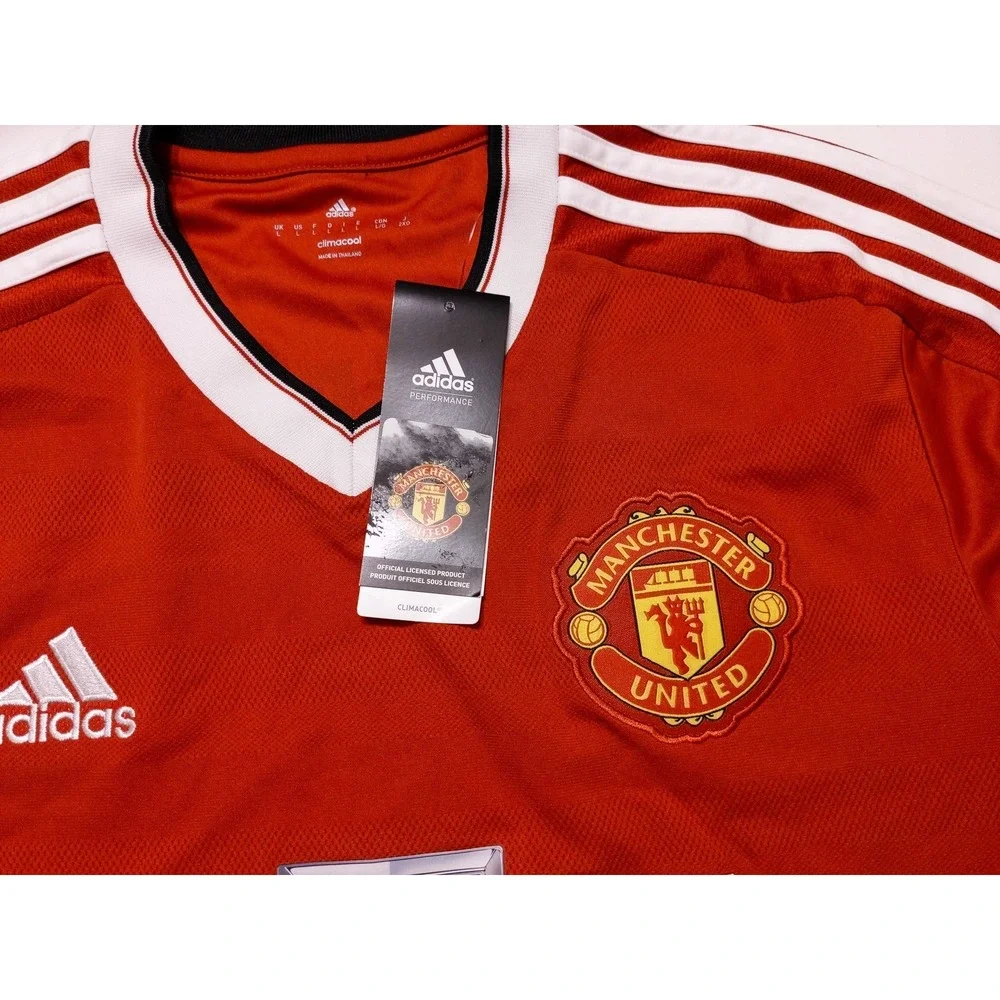 ADIDAS Manchester United Soccer Jersey AC1414 2015-16 Casillero Del Diablo Large